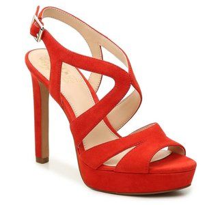 Vince Camuto Red Platform Sandals